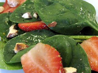 New Beginnings, Strawberry Spinach Salad