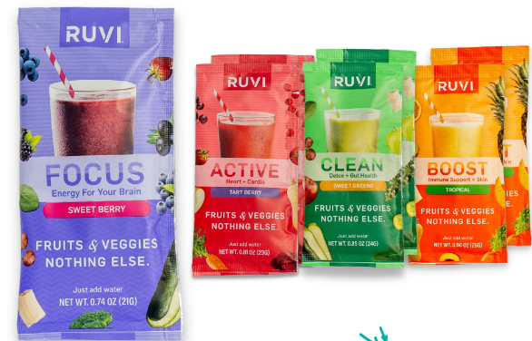 RUVI Drink Mix Singles (All Your Fruits and Veggies)