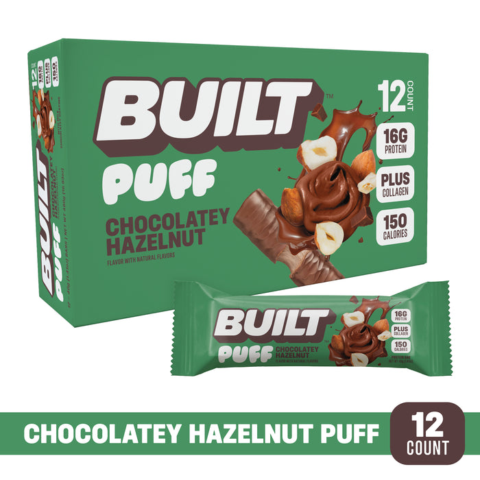 Built Bar Puffs | Chocolate Hazel Nut