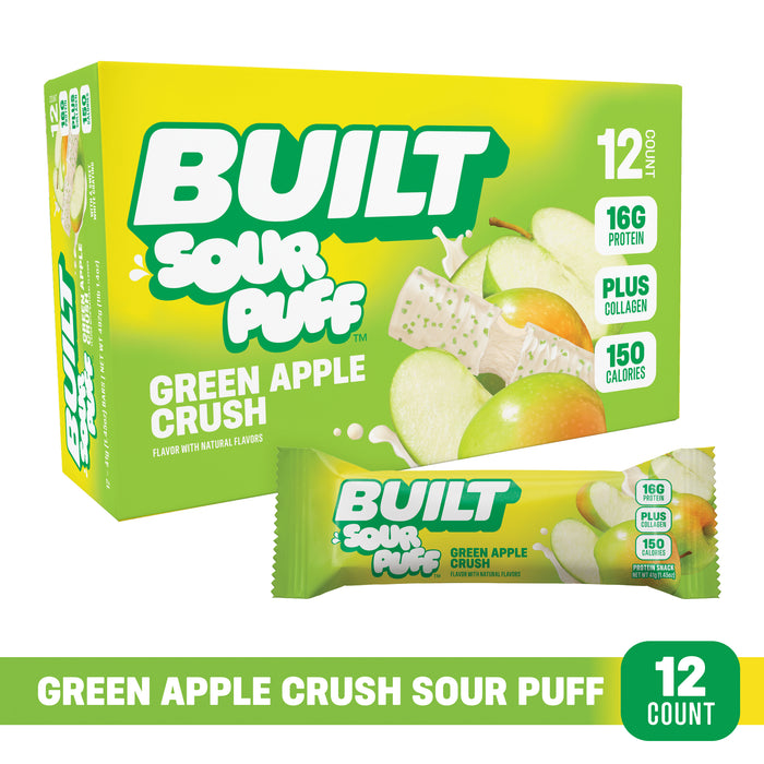 Built Bar Puffs | Green Apple Sour Crush