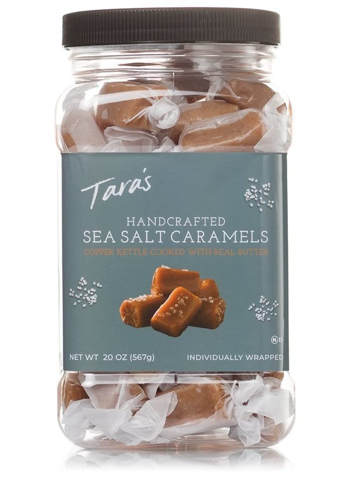 Caramels, Sea Salt (20 oz Jar) — The Nut Garden