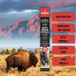 Farm Creek Meats Bison Sticks(1.4 oz)