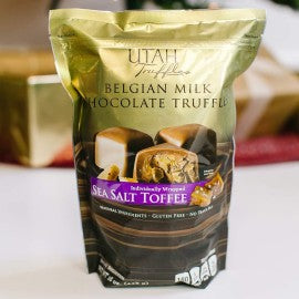 Truffle Bites, Toffee Milk Chocolate with a hint of Sea Salt