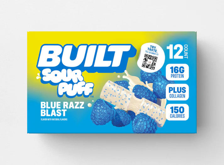 Built Bar Puffs | Blue Razz Blast Sour