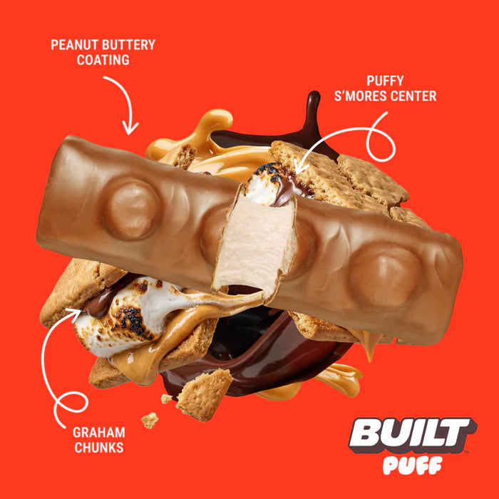 Built Bar Puffs | Peanut Butter S'mores Chunk