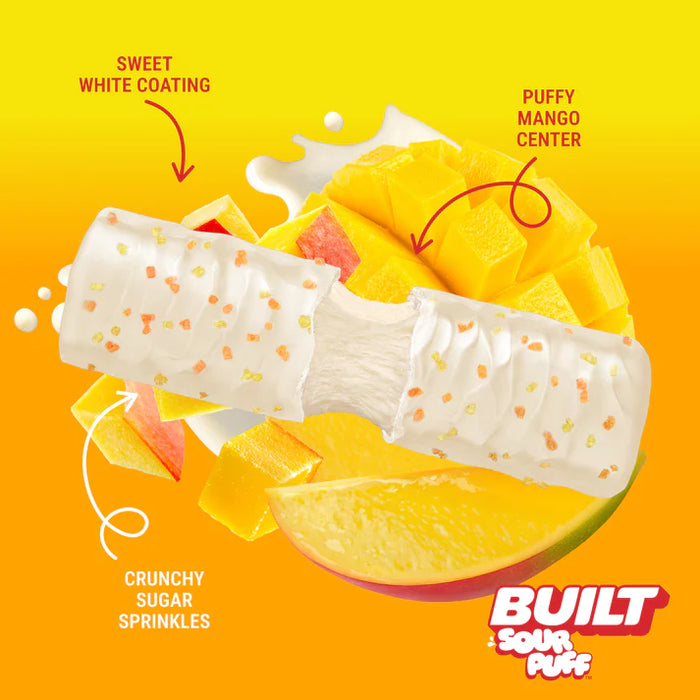 Built Bar Sour Puffs | Tropical Mango Burst