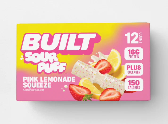 Built Bar Puffs | Pink Lemonade Squeze Sour