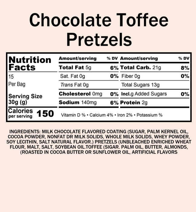 Pretzels, Chocolate Toffee Bites (12 oz)