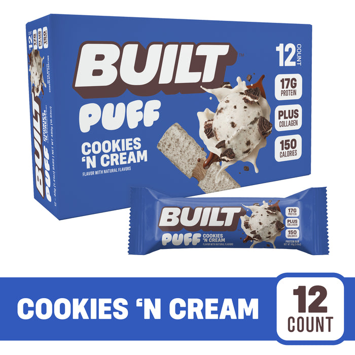 Built Bar Puffs | Cookies N Cream