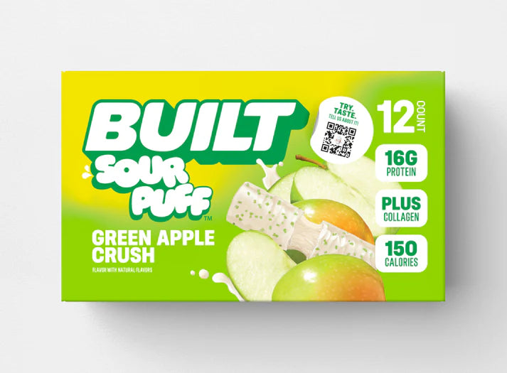 Built Bar Puffs | Green Apple Crush Sour