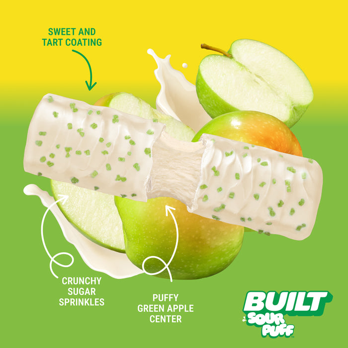Built Bar Puffs | Green Apple Sour Crush