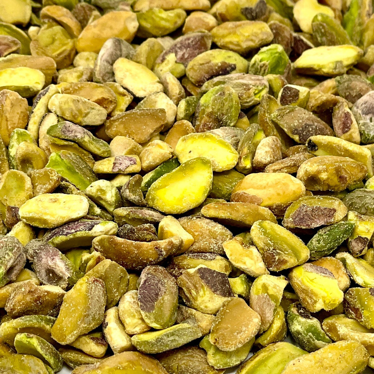 Bulk Pistachios, Shelled Raw Halves and Pieces — The Nut Garden