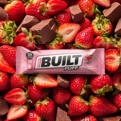 Built Bar Puffs |  Strawberry Milk Chocolate