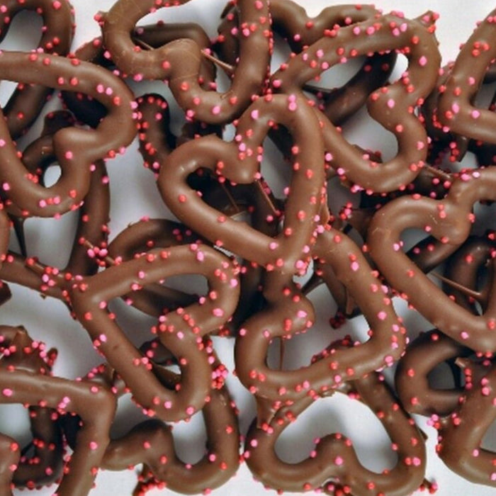 Pretzels, Chocolate Heart, Love You! (12 oz)