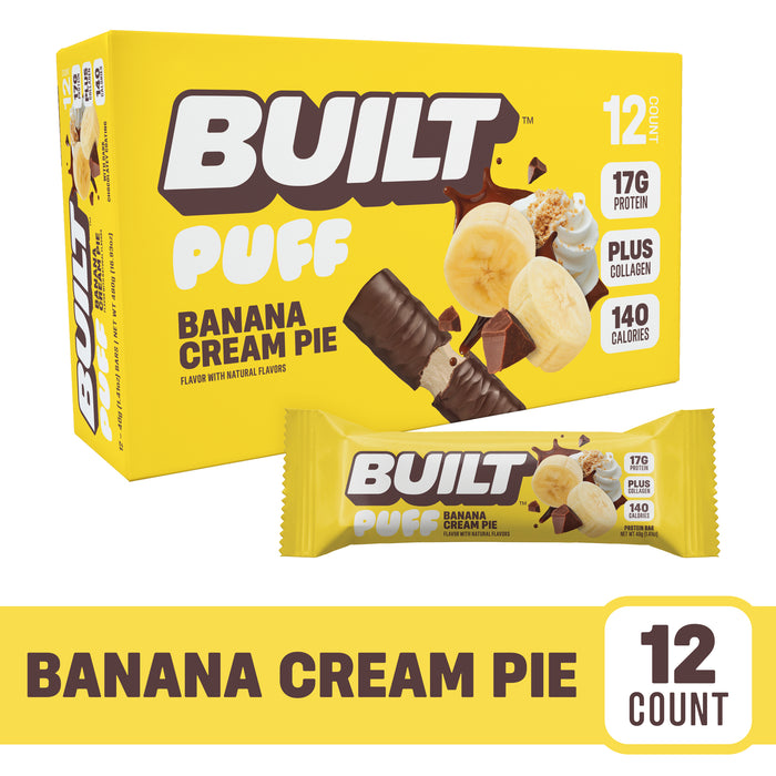 Built Bar Puffs |  Banana Cream Pie