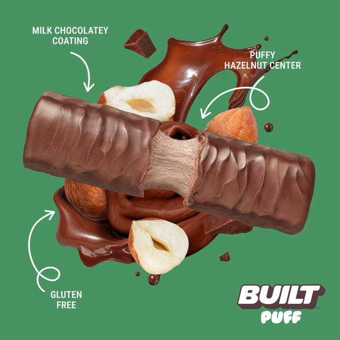 Built Bar Puffs | Chocolate Hazel Nut