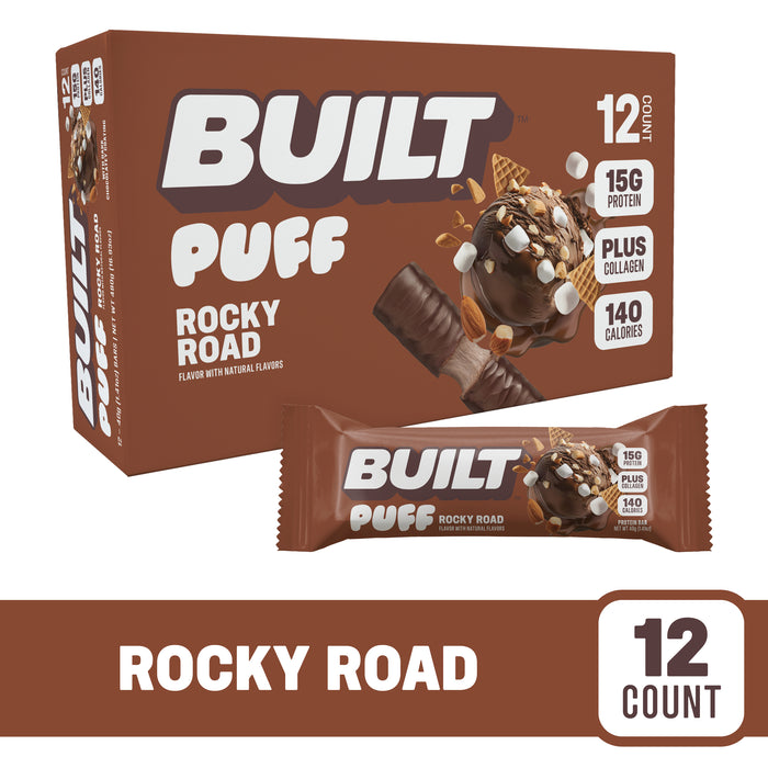 Built Bar Puffs | Rocky Road