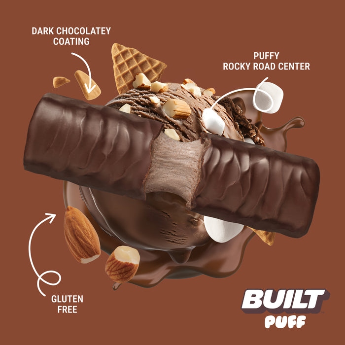 Built Bar Puffs | Rocky Road