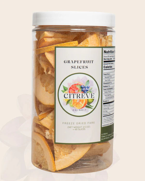Citreve Freeze Dried Grapefruit Slices (2.5 oz)