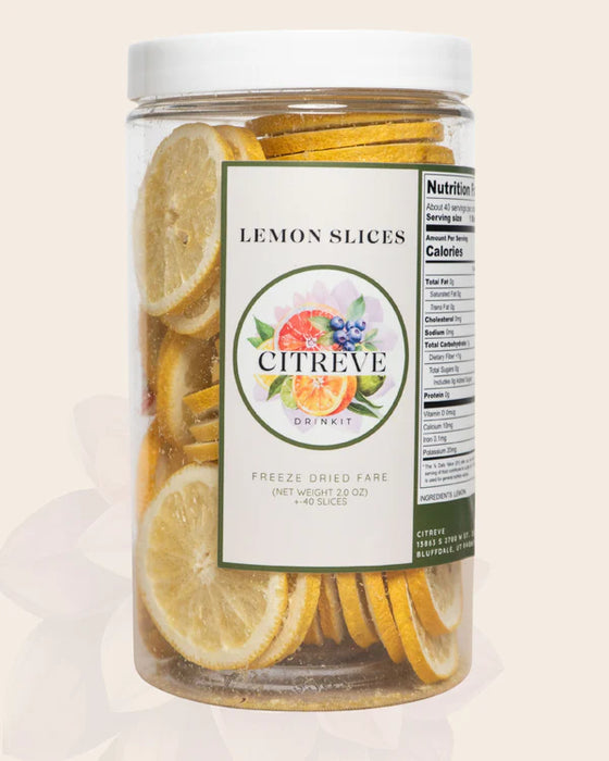 Citreve Freeze Dried Lemon Slices (2 oz)