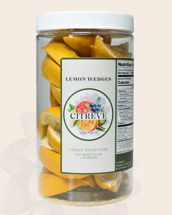 Citreve Freeze Dried Lemon Wedges (2.5 oz)