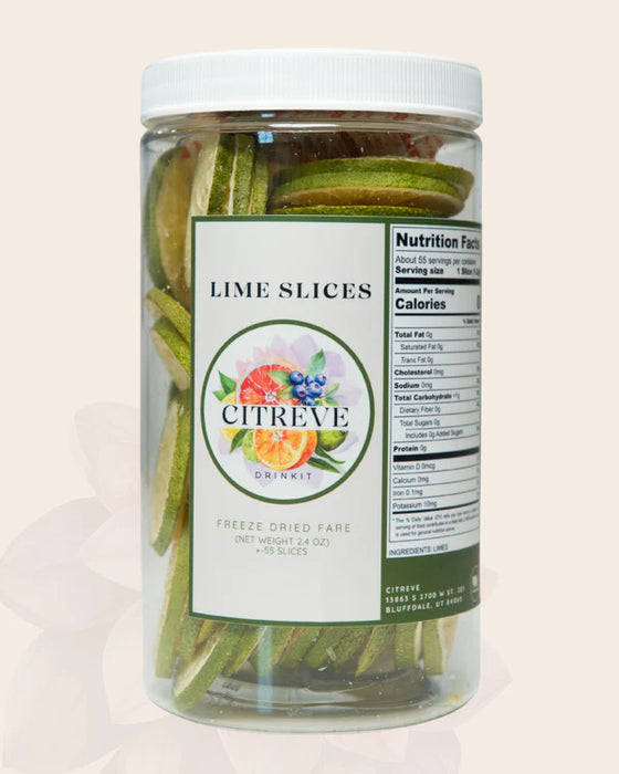Citreve Freeze Dried Lime Slices (3 oz)