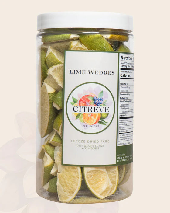 Citreve Freeze Dried Lime Wedges (3 oz)