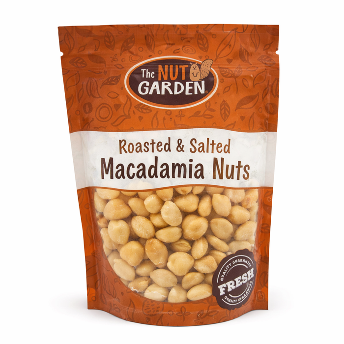 Macadamia Nut, Dry Roasted and Salted Pieces (12 oz)