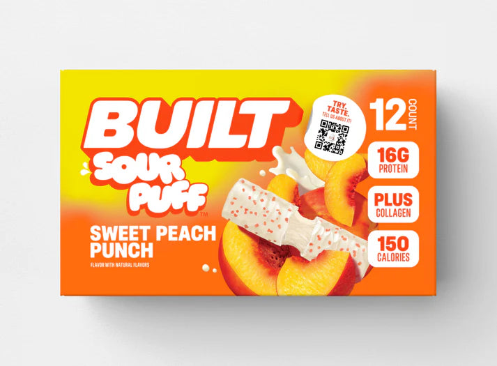 Built Bar Puffs | Peach Punch Sour