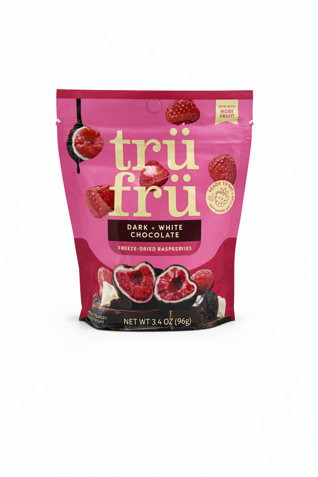 Tru Fru Raspberries Dark + White Chocolate (3.4 oz)