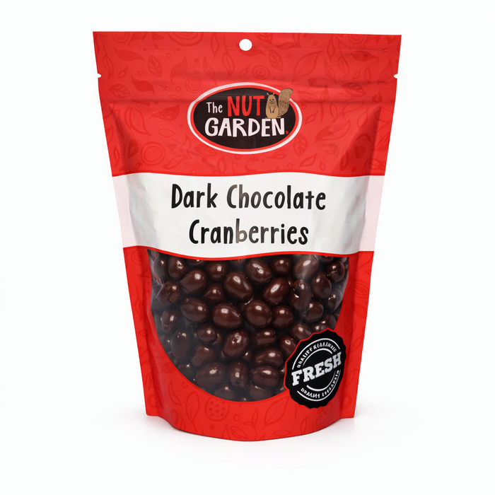 Cranberries, Dark Chocolate Covered (12 oz)