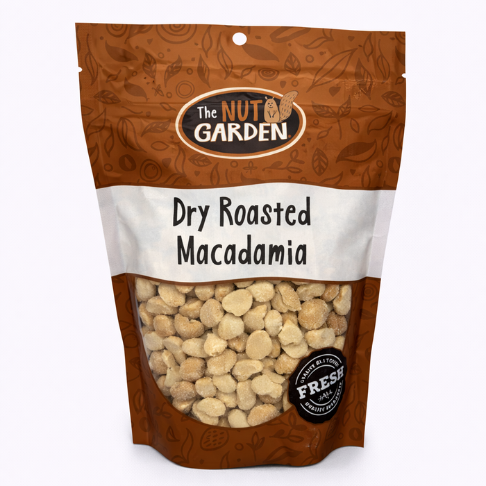 Macadamia Nut, Dry Roasted Pieces No Salt (12 oz)