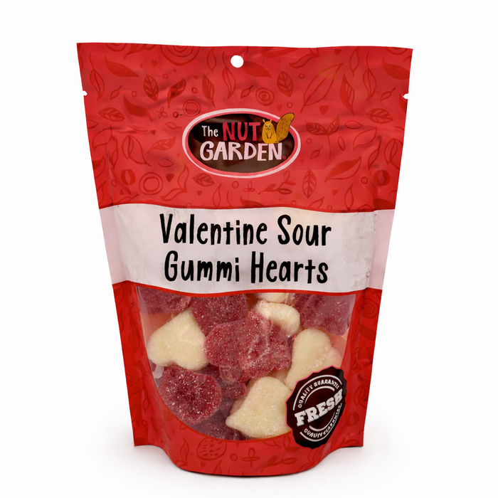 Gummi Valentine Hearts (Slightly Sour) (12 oz)