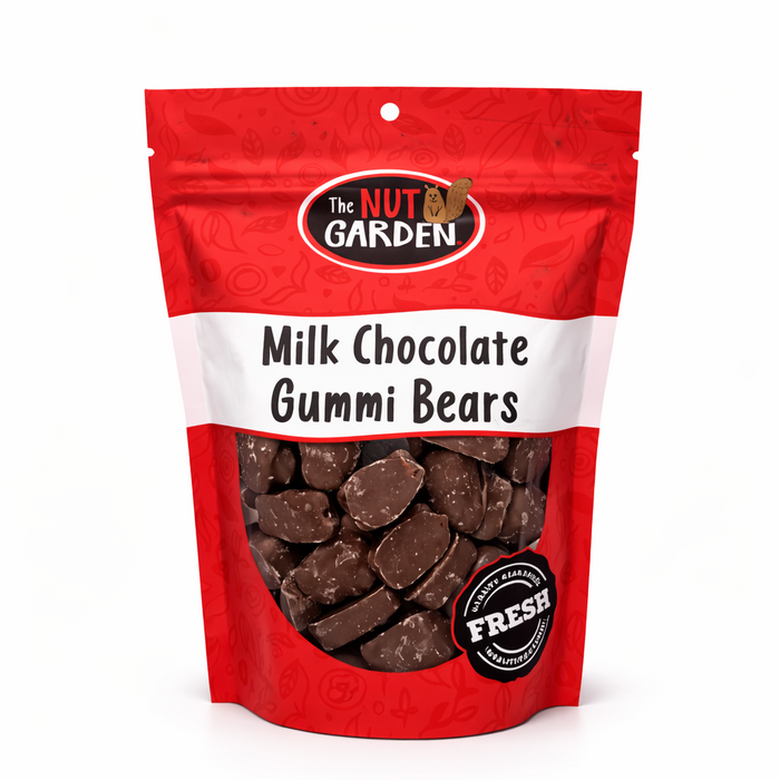 Bulk Gummi Bears, Milk Chocolate Covered
