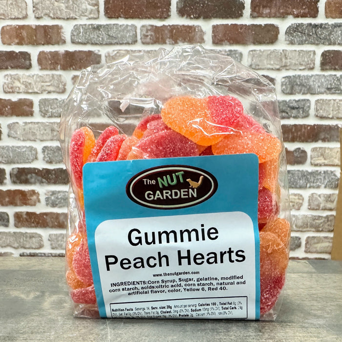 Gummy Peach Hearts (14 oz)