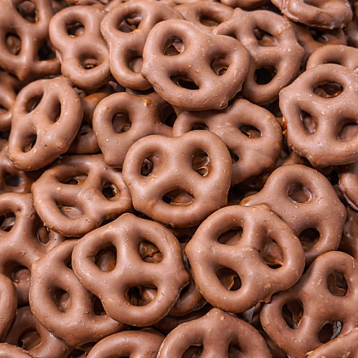 Bulk Pretzels, Milk Chocolate Covered