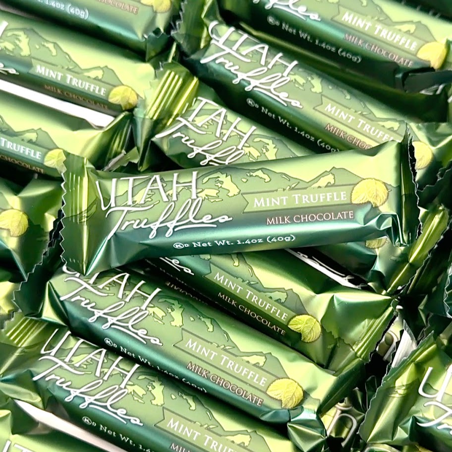 Truffle Bars, Mint Milk Chocolate (24 ct) — The Nut Garden