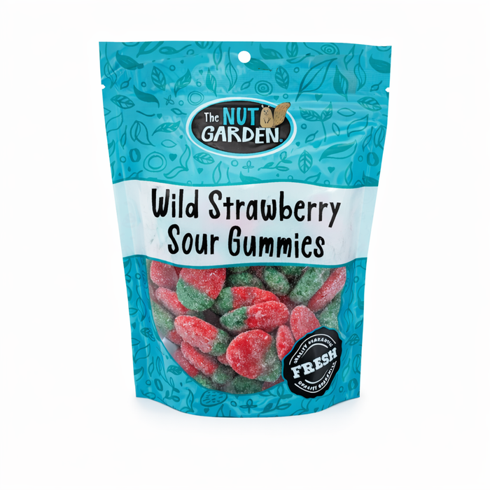 Gummi Sour Wild Strawberry (12oz)
