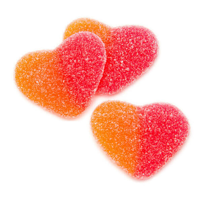 Gummy Peach Hearts (14 oz)