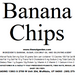 Banana Chips (14 oz) - The Nut Garden
