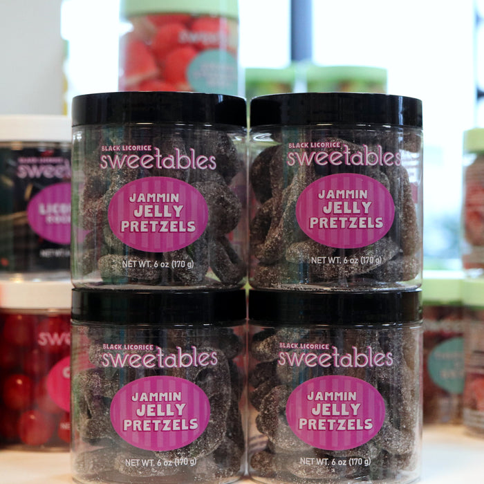 Sweetables | Jammin Jelly Pretzels, Black Licorice