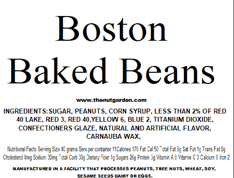 Boston Baked Beans (16 oz) - The Nut Garden