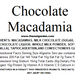 Macadamias, Artisan Belgian Milk Chocolate 14 oz - The Nut Garden