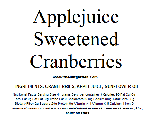 Cranberries, Apple Juice Sweetened (14 oz)