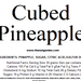Pineapple, Diced (14 oz) - The Nut Garden