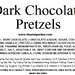 Pretzels, Dark Chocolate (14 oz) - The Nut Garden