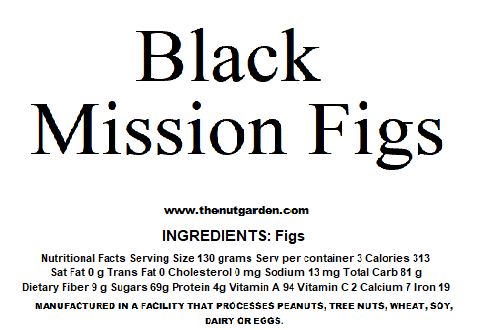 Figs, Black Mission (14 oz)