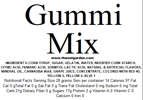 Gummy Mix (14 oz) - The Nut Garden