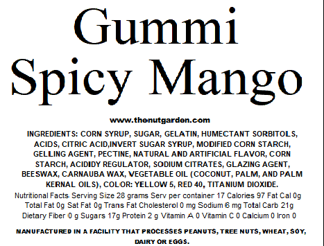 Gummy Spicy Mango (14 oz)