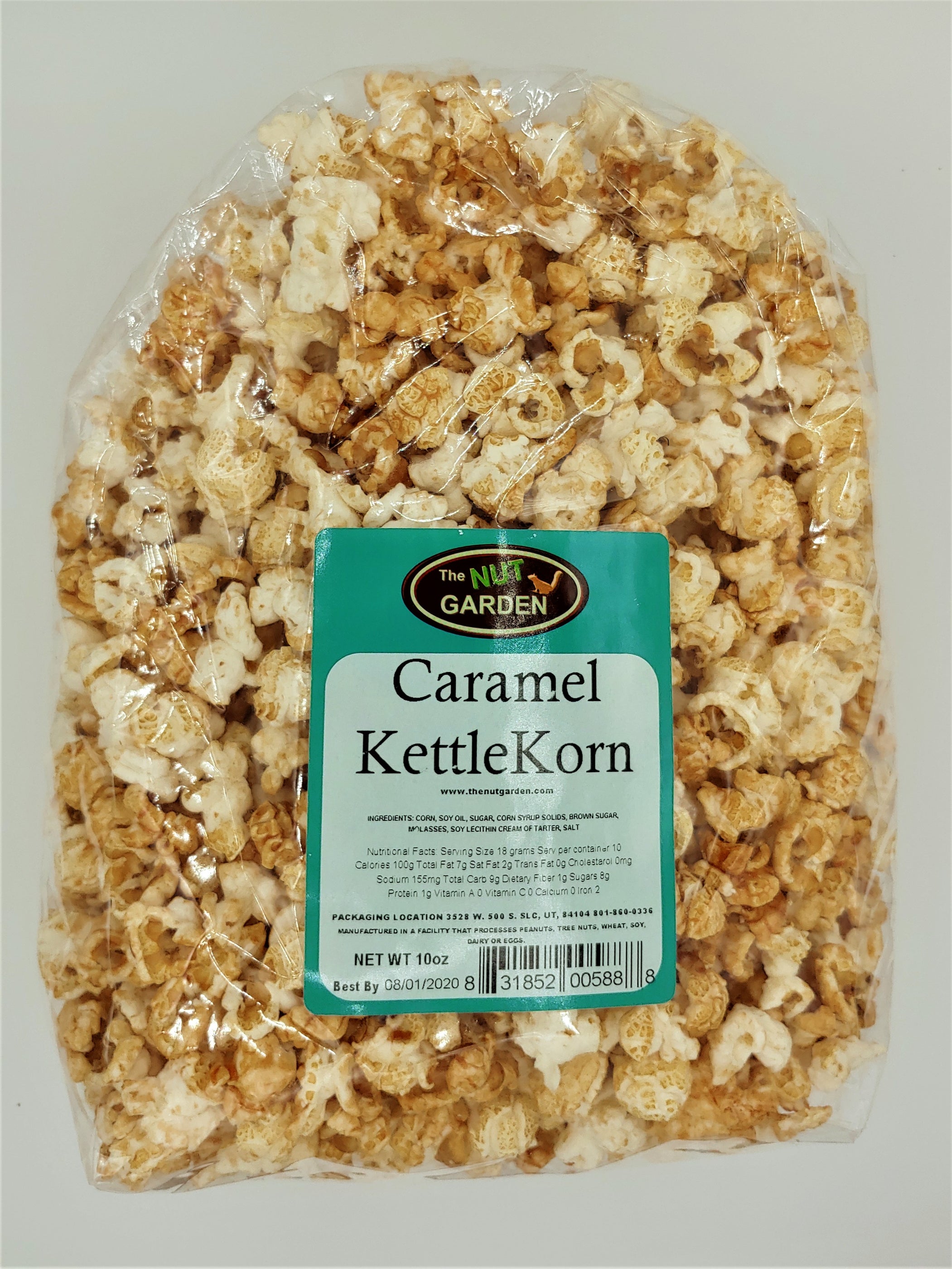 Kettle Corn, Caramel Popcorn (7 oz) — The Nut Garden